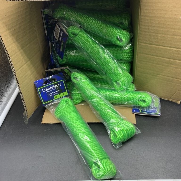 Color Line Trapp BUNDLE OF 10 NEW 48FT CRAB TRAP LINES
