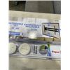 Image 3 : SANUS 32 - 85 INCH EXTENDABLE TILT TV WALL MOUNT, WITH LEGRAND IN WALL GROMMET KIT