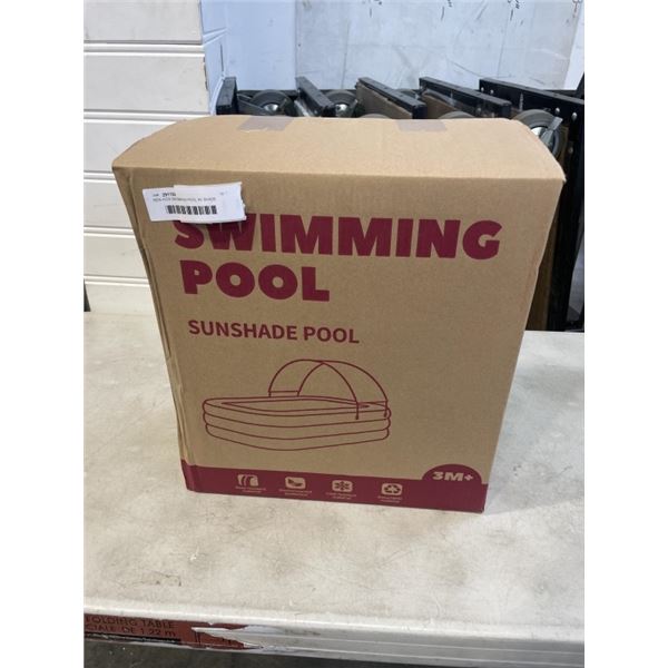 NEW KIDS SWIMMING POOL W/ SHADE