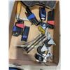 Image 3 : TRAY OF ASSORTED TOOLS - PLIERS,  CASTERS, WRENCHES, ETC