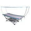 Image 3 : FULL SIZE PORTABLE FOLDING HAMMOCK WITH CANOPY AND CARRY BAG