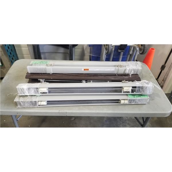 4 BUNDLES OF BLINDS - 3  32.5", 1 33"