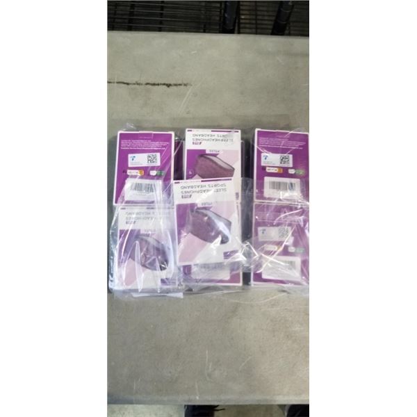 LOT OF 13  NEW SLEEP HEADPHONES