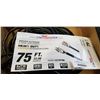 Image 3 : AS NEW INDOOR\OUTDOOR 3 WIRED GROUNDED HEAVY DUTY 75FT 12 AWG 15AMP 125VOLTS