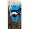 Image 2 : 4 NEW TUBS OF BLUE GLOW IN THE DARK ROCKS