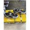 Image 2 : 2 NEW PAIRS OF EASTON DIAMOND LO WFII SIZE 8 BASEBALL CLEATS BLACK / WHITE