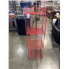 Image 1 : RED METAL RETAIL RACK