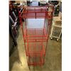 Image 2 : RED METAL RETAIL RACK