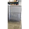 Image 1 : METAL RACK WITH 4 SHELVES