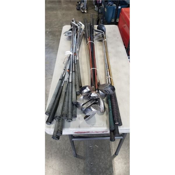 LARGE LOT OF VINTAGE GOLF CLUBS