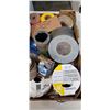 Image 3 : TRAY OF ASSORTED TAPES DUCT CLOTH DOUBLE SIDED SAFETY