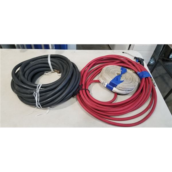AIR HOSE AND 3 WATER HOSES