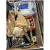 Image 2 : PALLET OF ASSORTED TOOLS AND SHOP SUPPLY, CRATE INCLUDED, MUST TAKE ALL