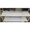 Image 2 : WHITE METAL SHELF 64'' X 47'