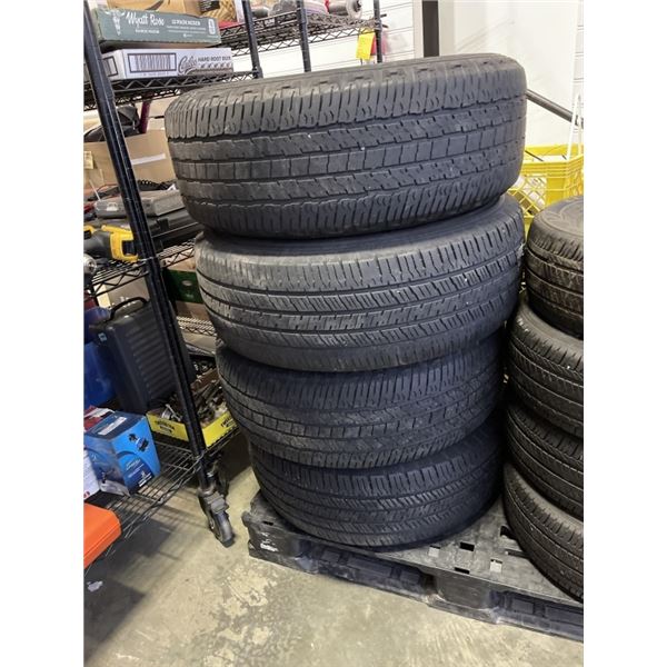 SET OF 4 TIRES ON RIMS  265\70R 16