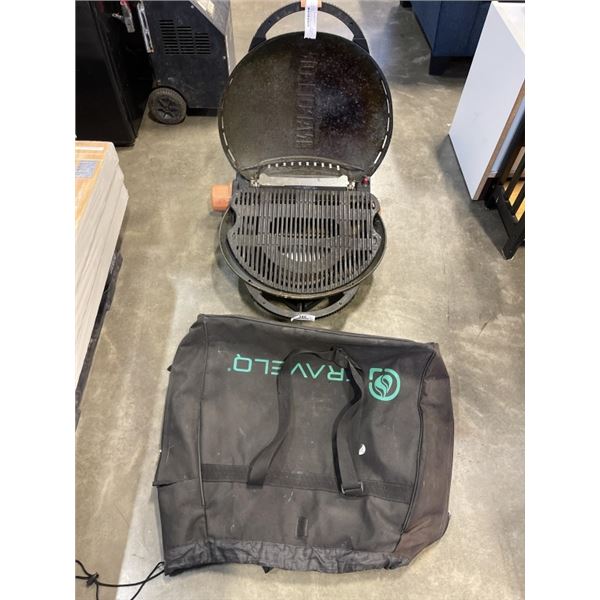 NAPOLEON TRAVEL Q PORTABLE PROPANE BBQ WITH CARRY BAG