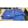 Image 1 : 3  5'x7' BLUE TARPS