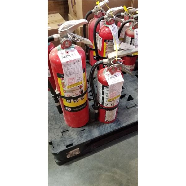 2 FIRE EXTINGUISHERS, CHARGED