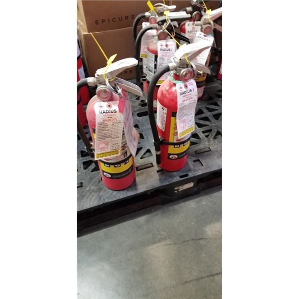 2 FIRE EXTINGUISHERS, CHARGED
