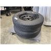 Image 1 : 2 HERCULES ST205 / 75 R15 TIRES ON WHEELS