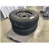 Image 2 : 2 HERCULES ST205 / 75 R15 TIRES ON WHEELS