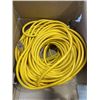 Image 1 : AS NEW INDOOR \OUTDOOR 3 WIRED GROUNDED 200FT 12AWG YELLOW EXTENTION CORD