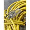 Image 2 : AS NEW INDOOR \OUTDOOR 3 WIRED GROUNDED APPOX 200FT 16AWG YELLOW SERIES