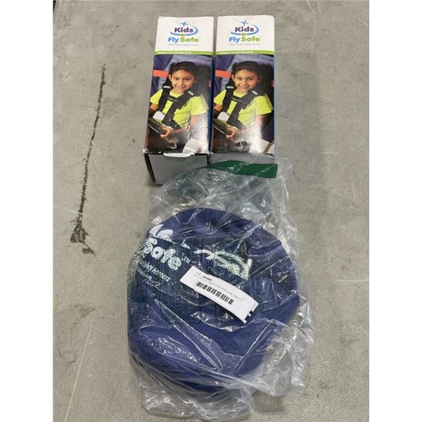 LOT OF 3 FLYSAFE KIDS AIRPLANE SAFETY HARNESS