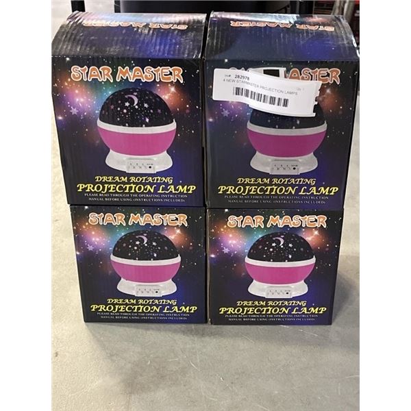 4 NEW STARMASTER PROJECTION LAMPS