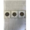 Image 2 : 3 CANADIAN LARGE CENTS KING GEORGE V 1916, 1917, 1918