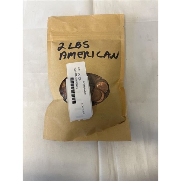2 LBS AMERICAN PENNIES