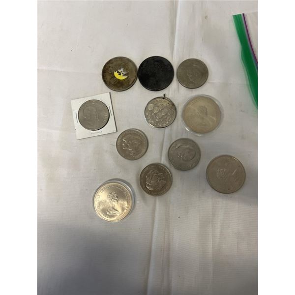 HEAVY SILVER COINS - TESTED