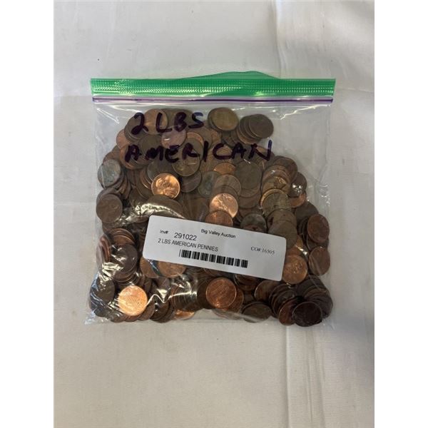 2 LBS AMERICAN PENNIES