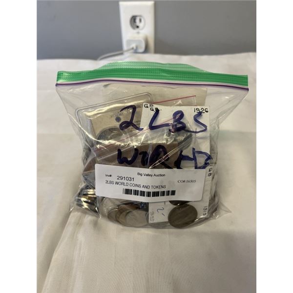 2LBS WORLD COINS AND TOKENS