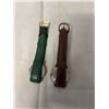 Image 5 : 4 QUARTZ WATCHES W/ LEATHER BRACELETS - FOSSIL, QUEMEX - ALL REQUIRE BATTERIES