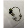 Image 2 : VINTAGE PANDORA STYLE BRACELET W/ BEADS