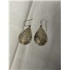 Image 1 : PAIR OF STERLING SILVER DANGLING EARRINGS 1 1/4" MENGTH EA MARKED 925
