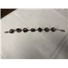 Image 2 : VINTAGE STERLING SILVER W/ VENTETIAN GLASS BEADS BEACELET MARKED 925