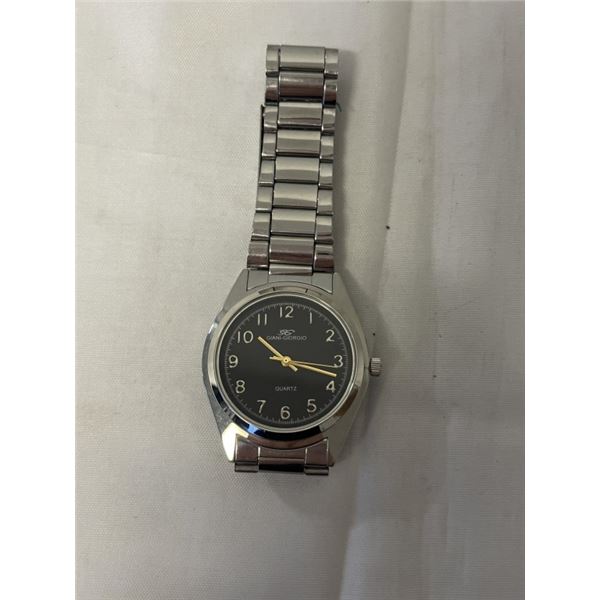 GIANI GIORGIO QUARTZ WATCH, STAINLESS STEEL, BATTERY REQUIRED