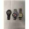 Image 1 : 3 STAINLESS STEEL QUARTZ WATCHES MARKED AN LONDON, PAUL JARDIN, CHEETAH - BATTERIES REQUIRED