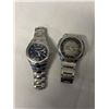 Image 1 : 2 HEAVY STAINLESS STEEL WATCHES, CASIO AND POINT ZERO, BATTERIES REQUIRED