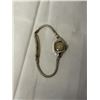 Image 1 : 10K GOLD FILLED BULOVIA LADIES WATCH, VINTAGE, W/ 1/20 10K GF BRACELET, MOVEMENT NEEDS CLEANING