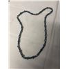 Image 1 : BLUE CRYSTAL BEADS NECKLACE 24" LENGTH
