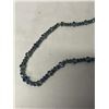 Image 2 : BLUE CRYSTAL BEADS NECKLACE 24" LENGTH