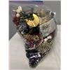Image 4 : LARGE BAG OF MISC JEWELRY AND PARTS