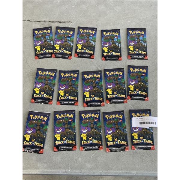 15 NEW POKEMON TRICK OR TREAT BOOSTER PACKS