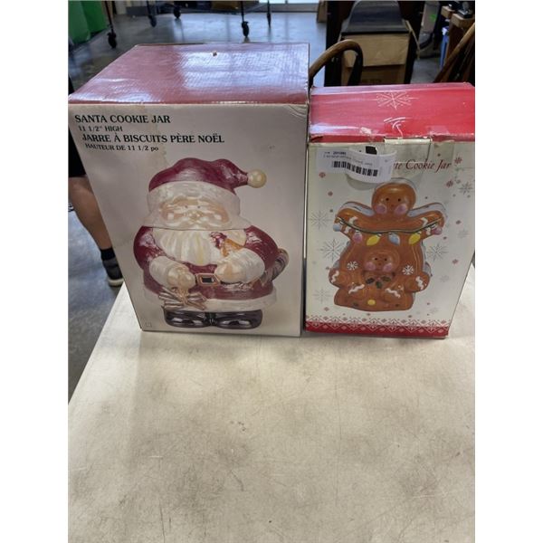 2 AS NEW VINTAGE COOKIE JARS