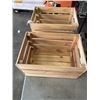 Image 1 : 2 WOODEN CRATES