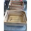 Image 3 : 2 WOODEN CRATES