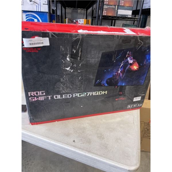 AS NEW ASUS  REPUBLIC OF GAMERS SWIFT PG27AQDM 27" DISPLAY PORT